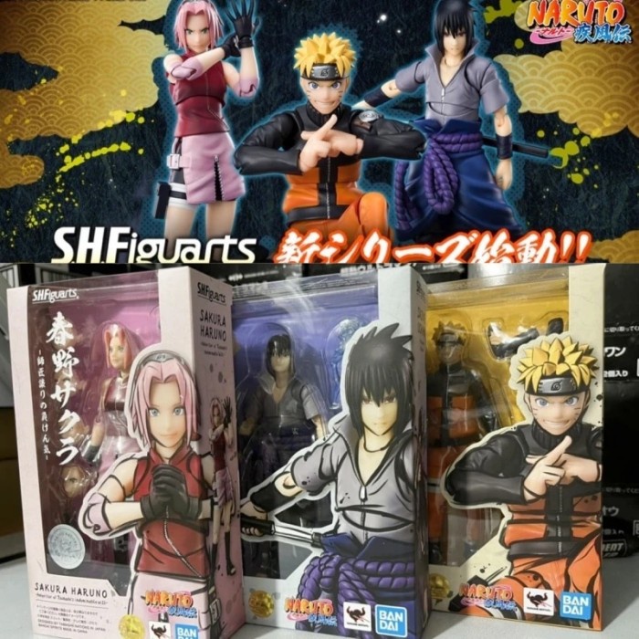 Original Bandai Shfiguarts Naruto Action Figures Naruto: Shippuden