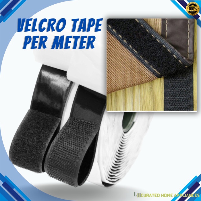 

Velcro Perekat Kain Dengan Lem Velcro Magic Tape Ukuran 1 Meter x 3,8 CM