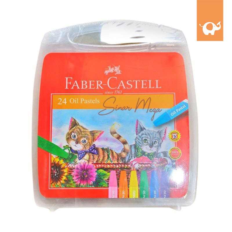 

IK! Faber Castell Oil Pastel Krayon 24 Warna Murah
