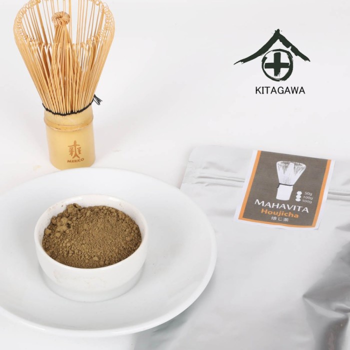 

Mahavita Houjicha roasted matcha bubuk teh sangrai jepang grade Barista Culinary