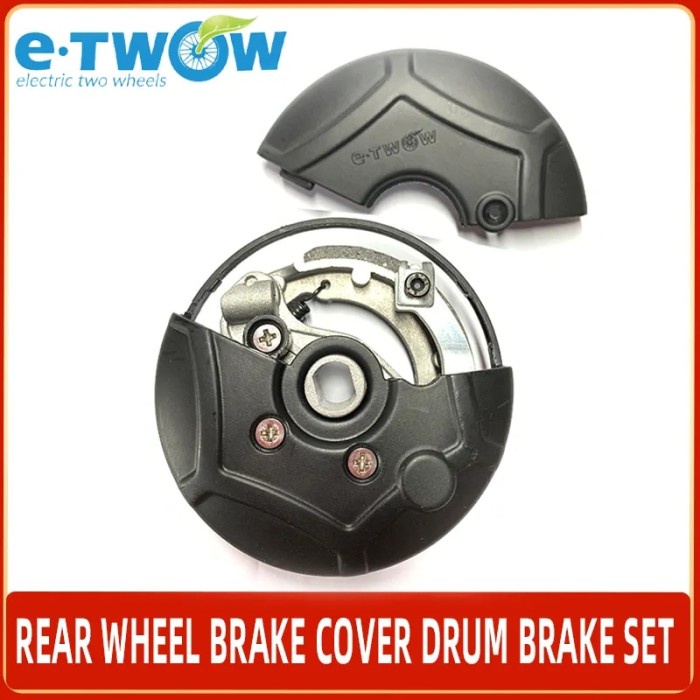 Original ETWOW Rear Wheel Drum brake Set for 48V GT 2020SE SPORT SL