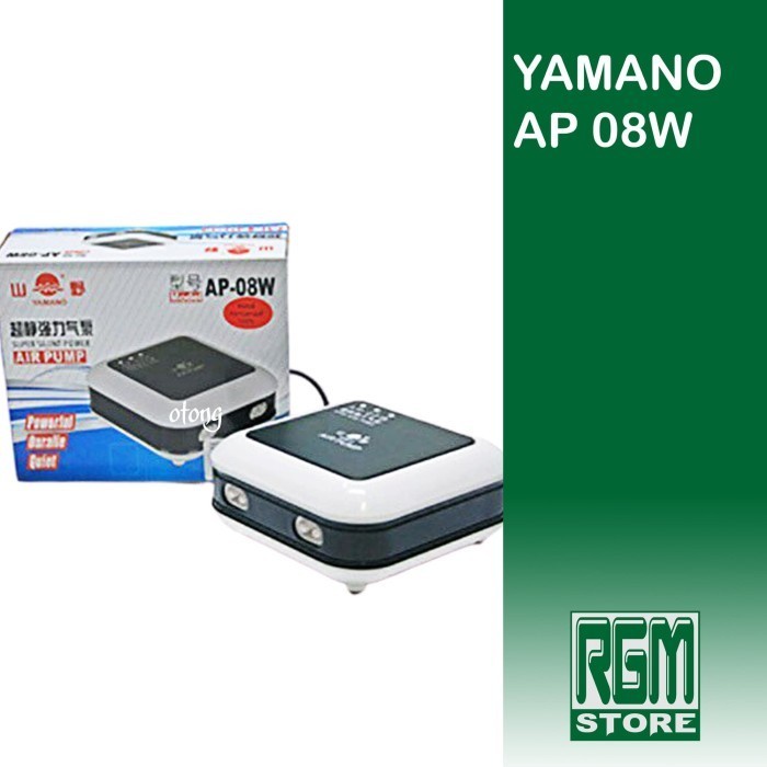Yamano AP08W AP 08 W aerator mesin gelembung udara aquarium aquascape
