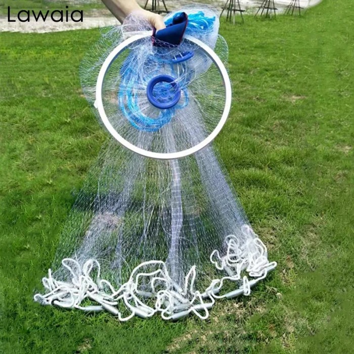 Lawaia Nylon Fishing Net Transparent Fishing Line Casting Network