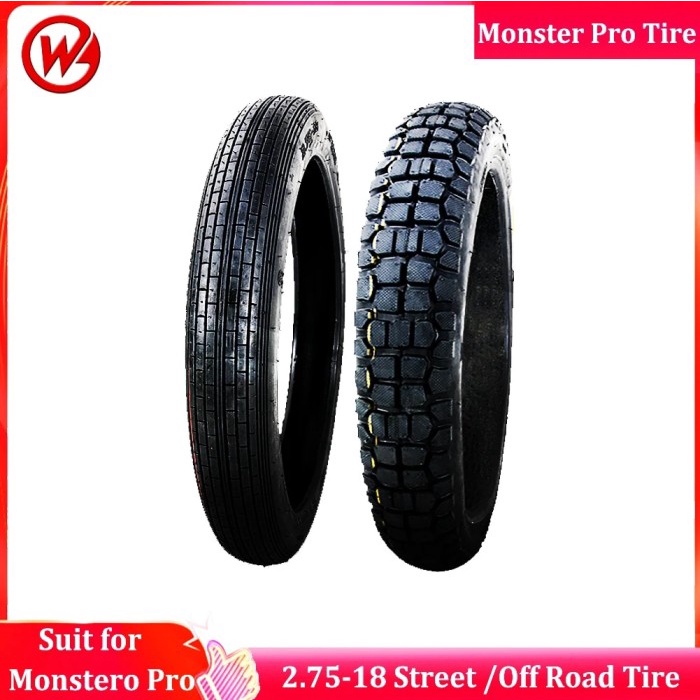 Original GotWay Begode Monster Pro 2.75-18 City-Road Tire Off--Road