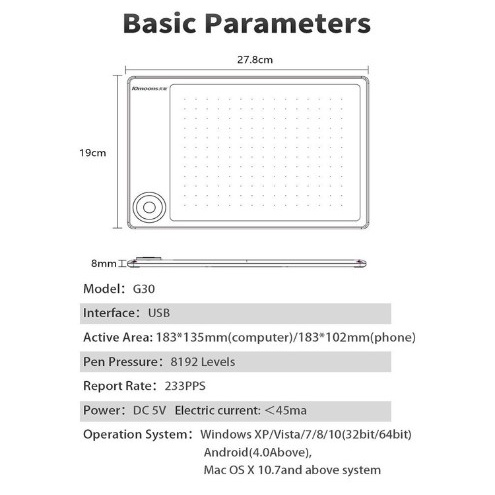 DRAWING PAD UNTUK DESAINER ILUSTRATOR PC ANDROID PHONE DRAWING