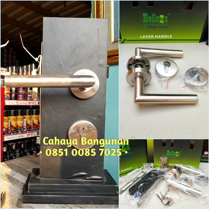 Paket Handle Handel Pintu Set Pisah Belleza Kend Hres 858 02 bkn Solid