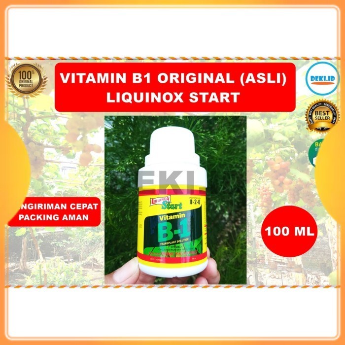 siapkirim- Vitamin B1 Original Asli Liquinox Start 100 ml ZPT Pupuk Anti Stres