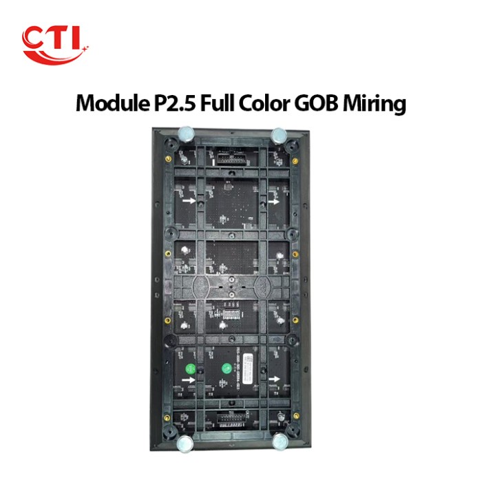 Module P2.5 Glue On Bold Smd Rgb Frame Siku Miring