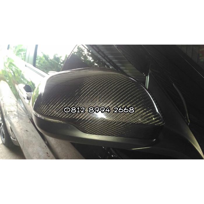 honda hrv cover spion carbon kevlar asli