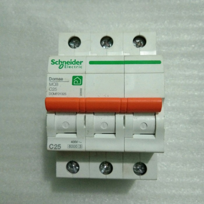 Mcb Domae Schneider 3Phase 25A Asli