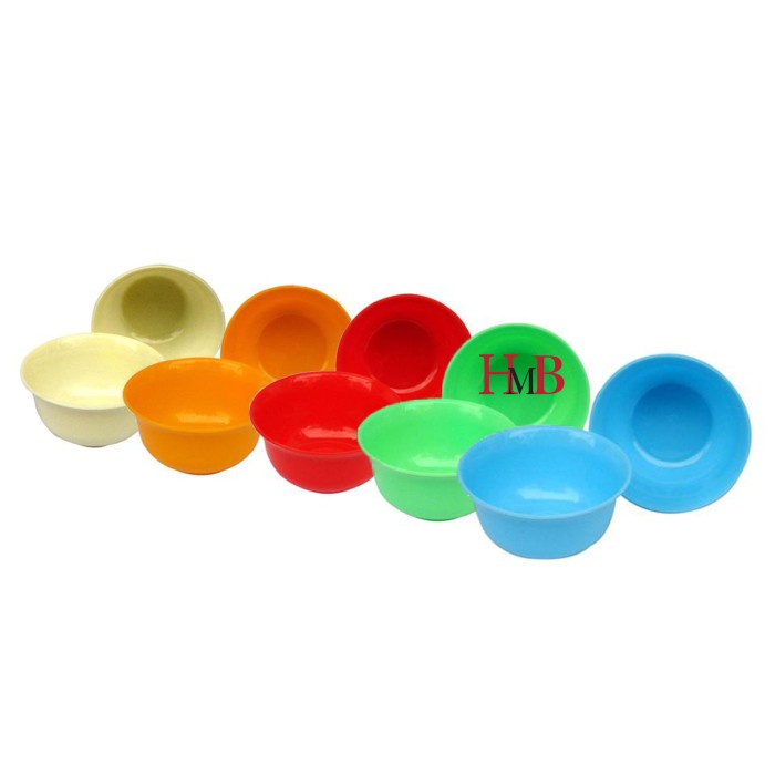 silahkan- Mangkok Sup Kecil Plastik/Soup Bowl @12pcs 12cm Golden Hen SB-45