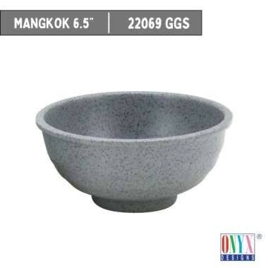silahkan- Mangkok Makan Melamin 6.5 inch Onyx Cosmic Series 22069