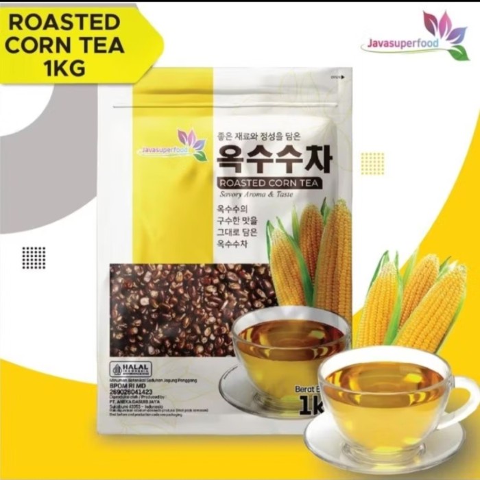 

Teh Biji Jagung Panggang Korea Utuh 1kg Lokal / Roasted Corn Seeds 1Kg
