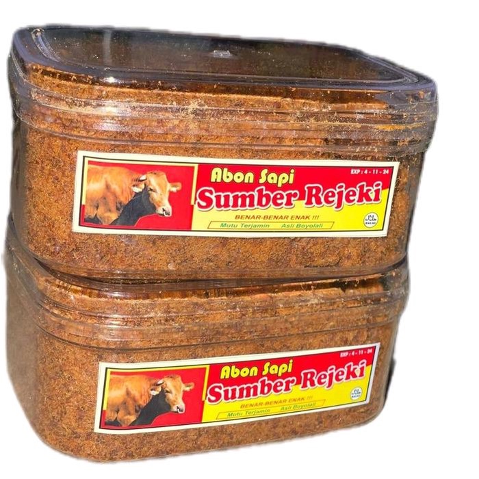

Abon Sapi Sumber Rejeki Organik Manis 250 Gram - Makanan Ringan Kering Tanpa GMO - tidak Asin, Bayi