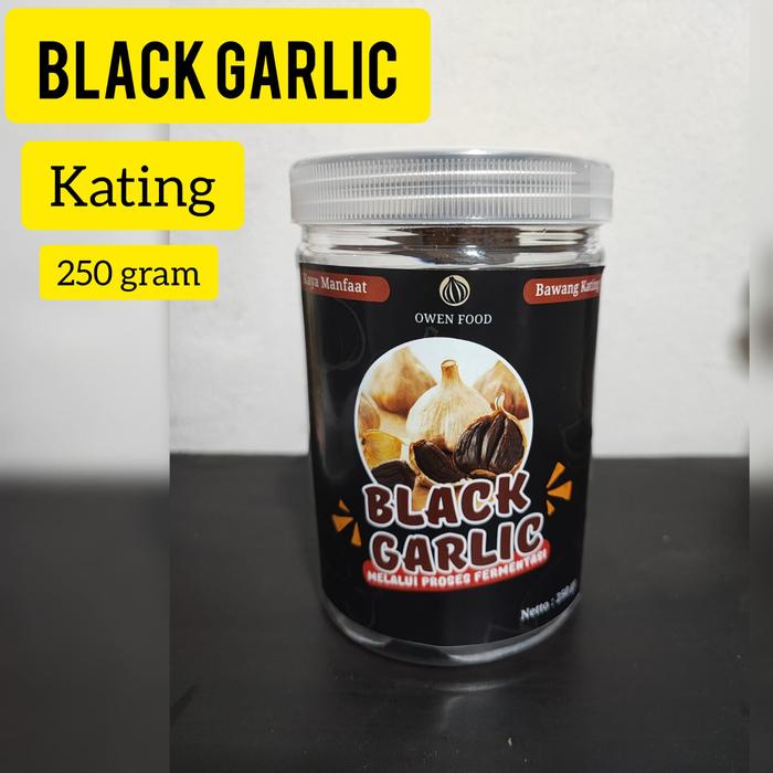 

Black Garlic Kating 250 Gram Bawang Hitam Fermentasi