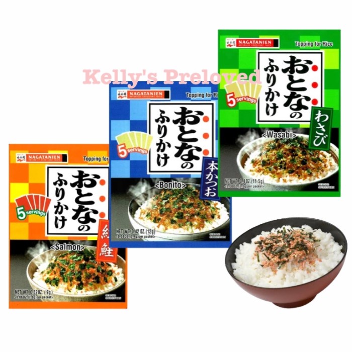 

NAGATANIEN OTONA NO FURIKAKE ABON TABUR JEPANG RICE TOPPING