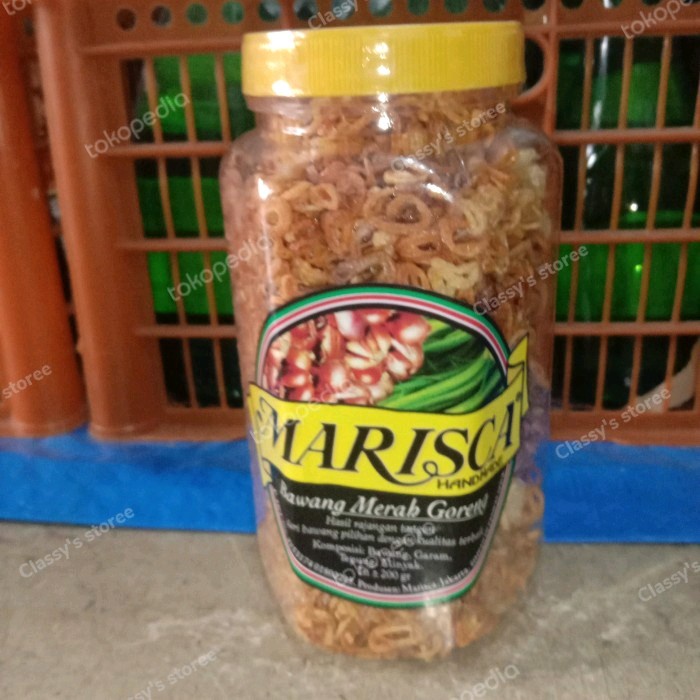 

Bawang merah goreng marisca 200 gr