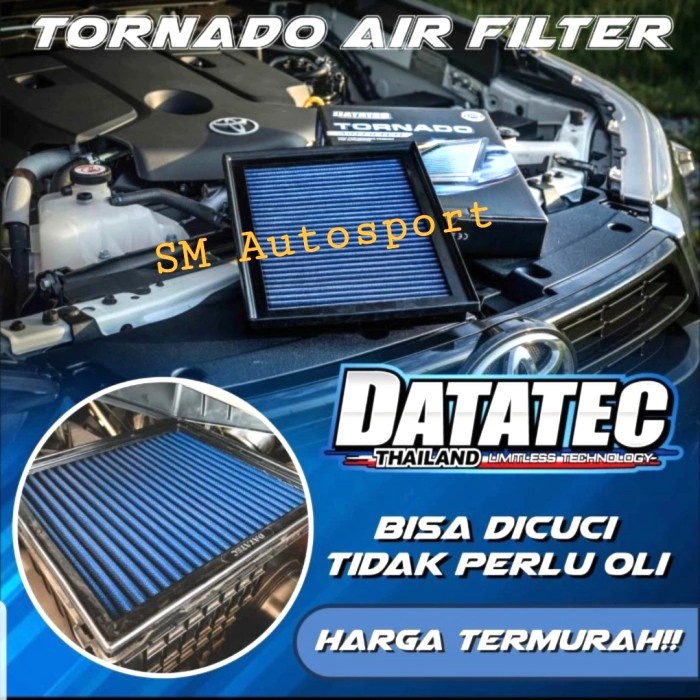 Datatec Tornado Air Filter Udara Suzuki Jimny Jb74 '18+ (Replacement)