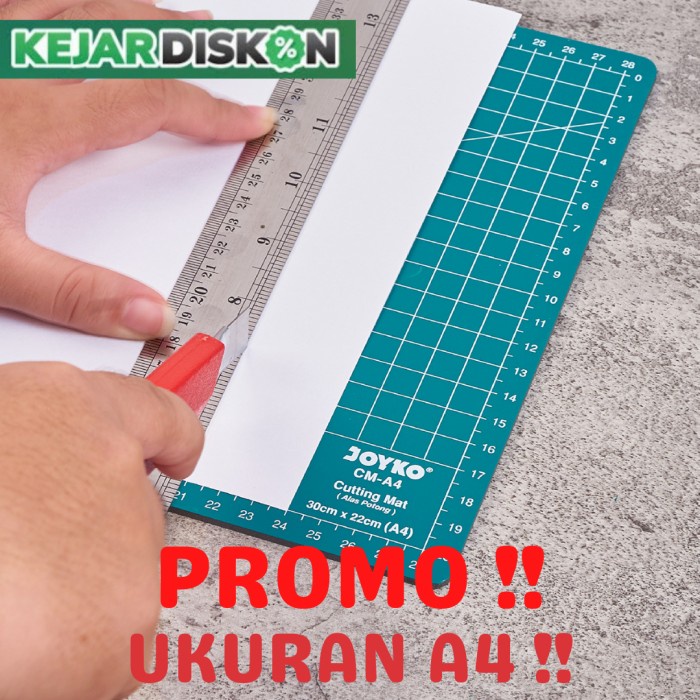 

New Joyko Cutting Mat A4 2 SISI / Alas Potong Cutter Joyko Pemotong CM-A4