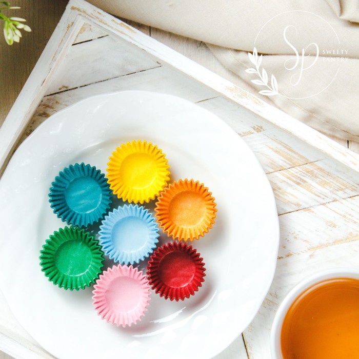 cup nastar diva colour / cake case 55mm / cup kue kecil warna