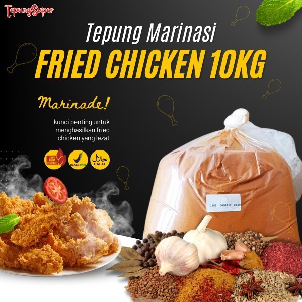 

Bumbu marinasi / CRN-1802 / Tepung Super / Rasa Seperti Anda Makan KFC - 10KG