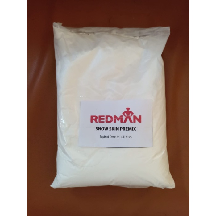 

TERBARU! Redman Snow Skin (Bing Pi) Premix 1KG (Halal) Mooncake Premix Tepung