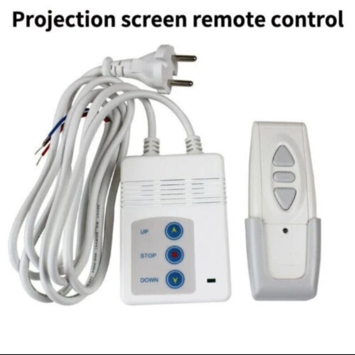 Receiver + Remot Screen Projector Motorize