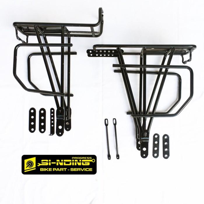 Rack Pannier Rak Sepeda Touring Bagasi Touring Depan Belakang Federal