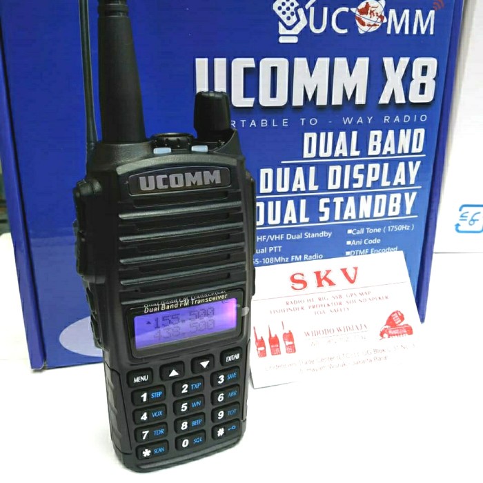 HT UCOMM X8 DUA BAND/UCOMM X8 HANDY TALKY