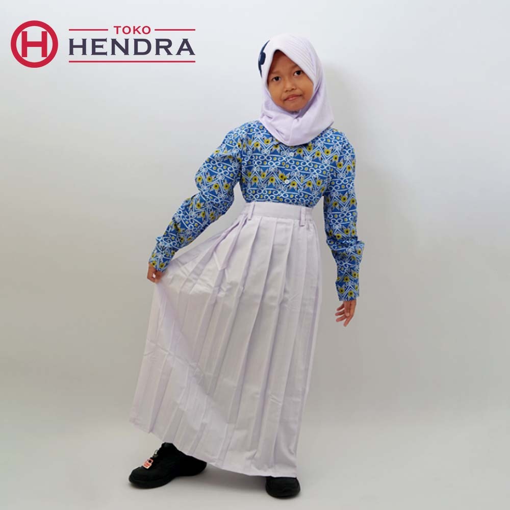 Baju Batik SD Kota Depok Tangan Panjang Dan Pendek Seragam Sekolah Batik Kota Depok
