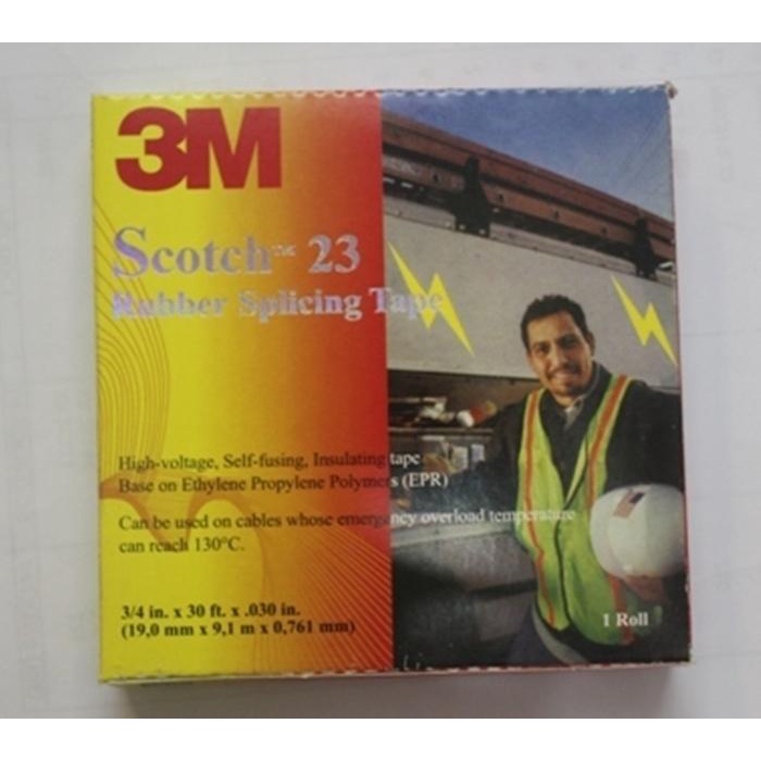 

ISOLASI 3M SCOTCH 23 RUBBER TAPE ORIGINAL