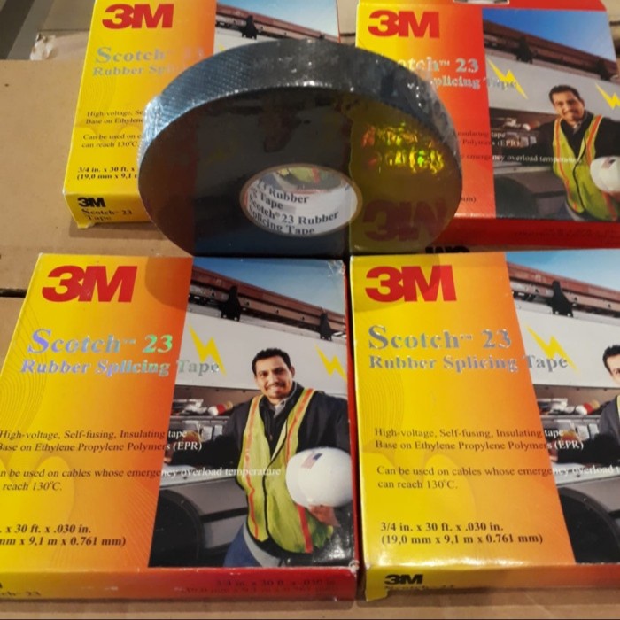 

SCOTCH 23 3M RUBBER ELECTRICAL - SOLASI TARIK TAHAN AIR 3/4IN X 3MTR