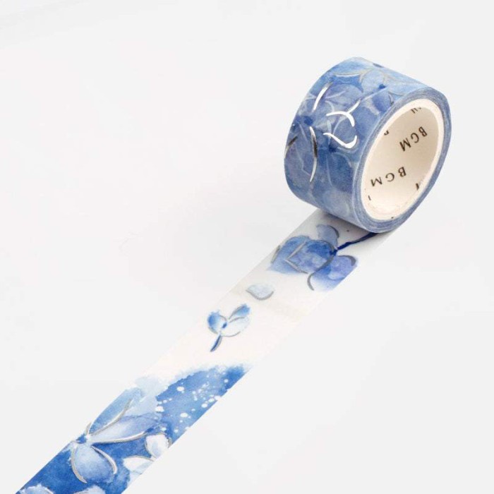 

BGM WATERCOLOR HYDRANGEA WASHI TAPE