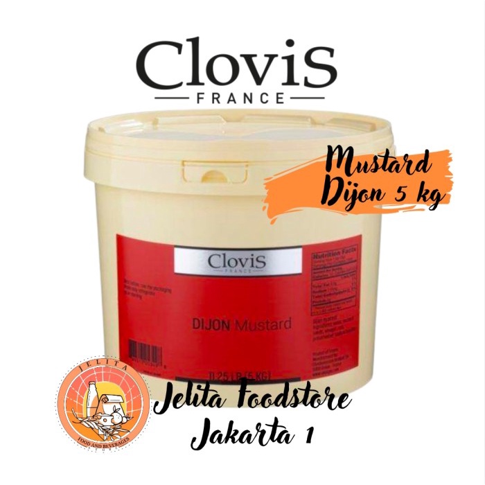 CLOVIS DIJON MUSTARD 5KG