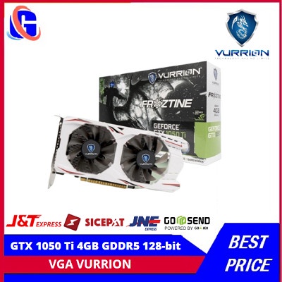 Ready VURRION GTX 1050 Ti 4GB GDDR5 128-bit VGA Card Vurrion GTX1050Ti