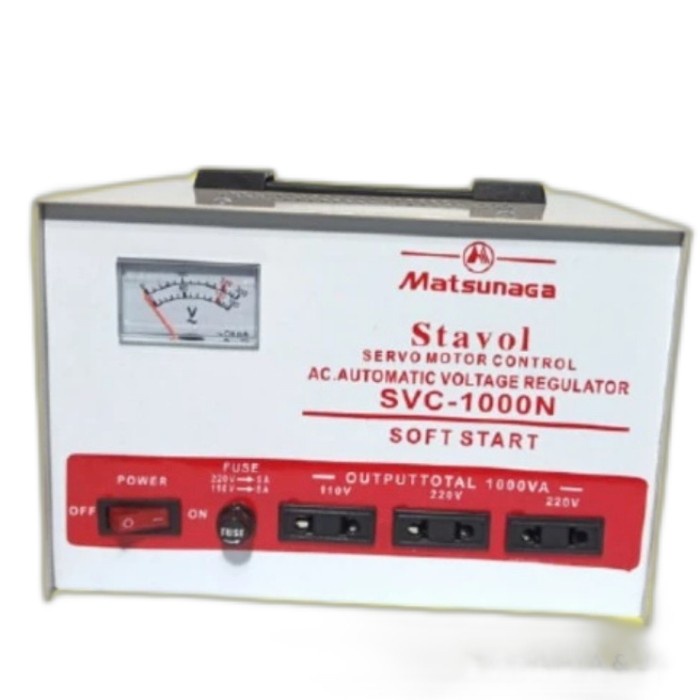 Ready Stavol matsunaga 1000 watt/stabilizer matsunaga 1000 n