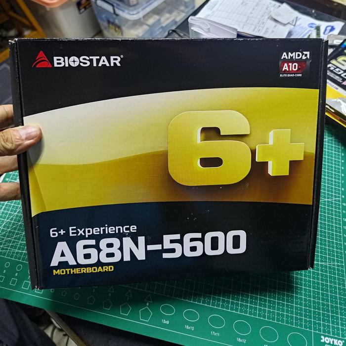 Ready Biostar A68N-5600 Onboard Processor CPU AMD Quad Core Mini ITX Radeon