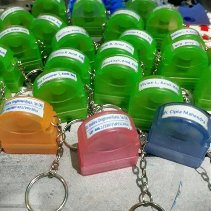 

New STEMPEL Nama Gantungan Kunci 10menit Jadi