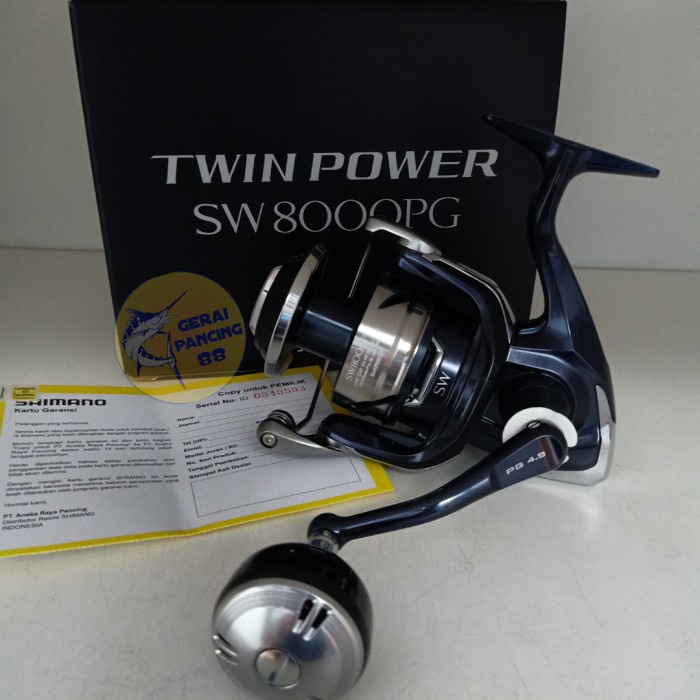 Ready Reel Shimano twin power 2021 Sw8000PG
