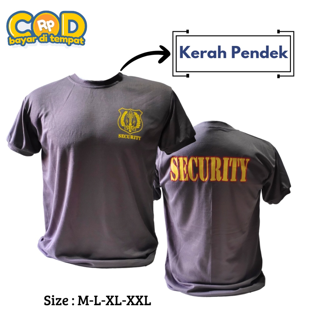 Kaos Security Satpam Terbaru Baju Dalaman Satpam Security