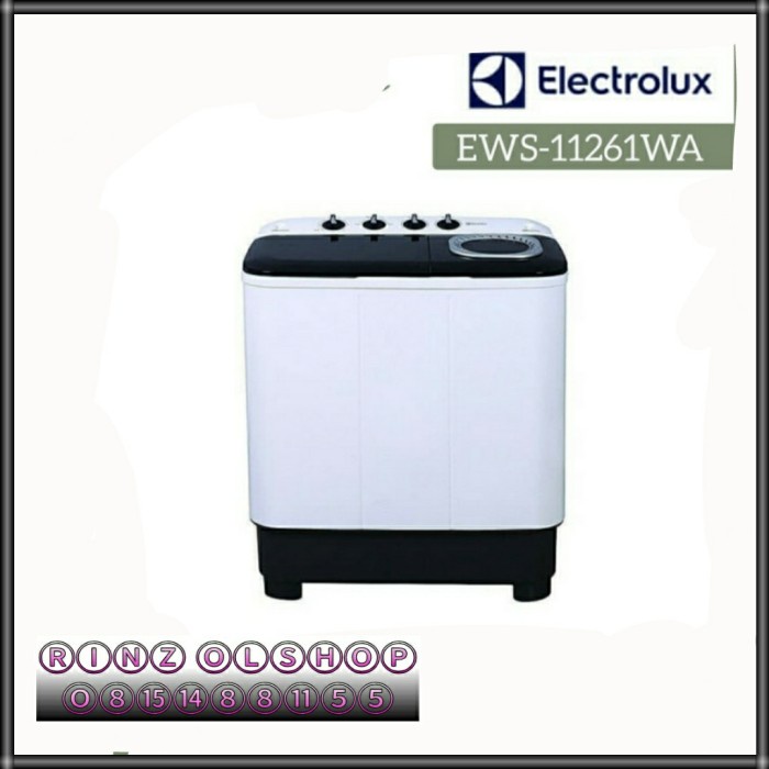 MESIN CUCI ELECTROLUX EWS11261 10KG 2 TABUNG EWS 11261 WA EWS11261WA