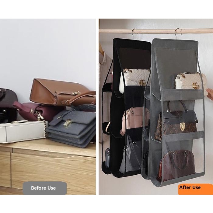 Promo Terbatas Rak Tas Gantung / Tempat Tas Gantung / Tempat Tas Gantung Rak Gantung/ Lemari Tas
