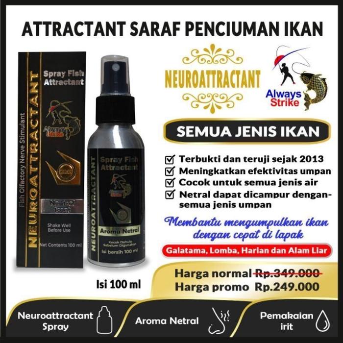 Ready neuroattractant spray fish attarctant segala jenis ikan dan medan