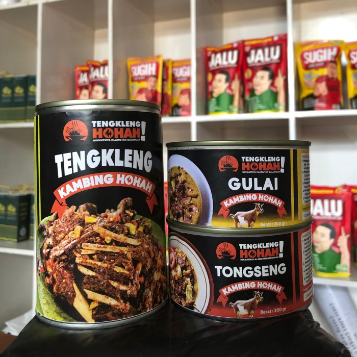 

Lalaa_Store Tengkleng/Tongseng/Gulai Kambing Hohah Jogja Kaleng Standar HACCP