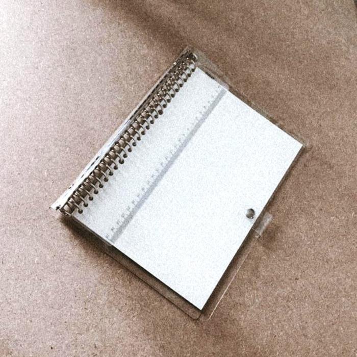 

New [MILOLI] Binder B5 Transparan Aesthetic Binder 26 ring - E0013