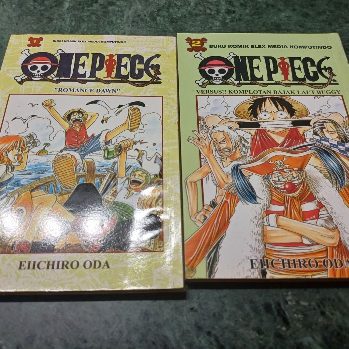 [BCS] buku bekas manga komik jepang One Piece vol 1 dan 2 sepaket
