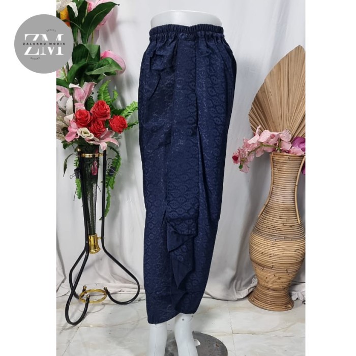 rok wanita modern / rok rempel batik polos / rok bawahan kebaya