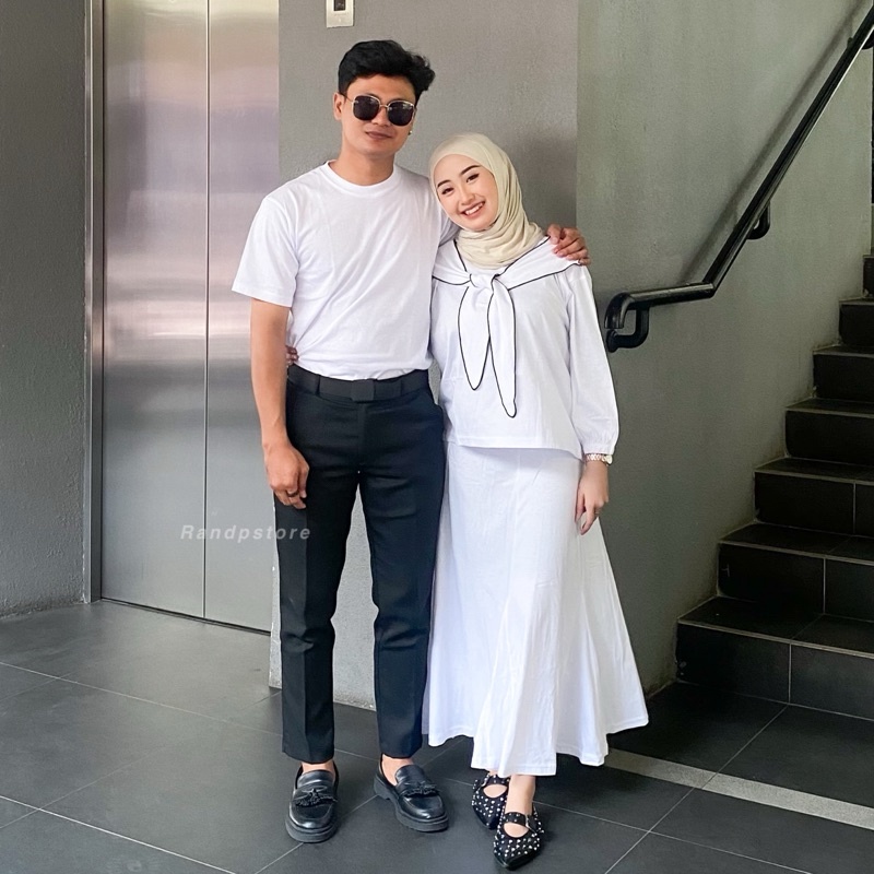 Kaos Couple Tisert Remaja Kapelan Bestie Motif Dan Polos Baju Kawus Kapel Keluarga Kembaran Keluaran