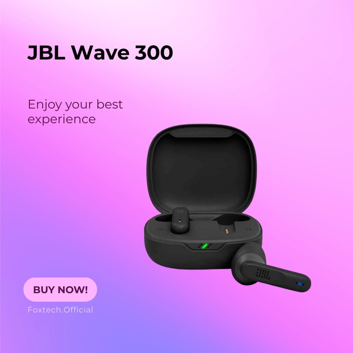 [ORIGINAL] JBL-Wave 300 True Wireless In Ear Bluetooth