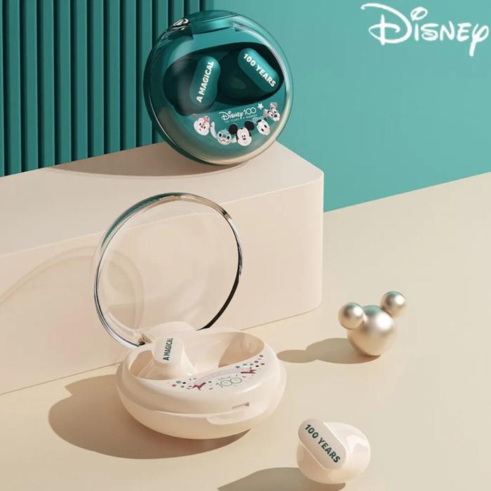 Disney QST1 Earphone Nirkabel TWS Mini Headset Bluetooth Earbuds Stereo